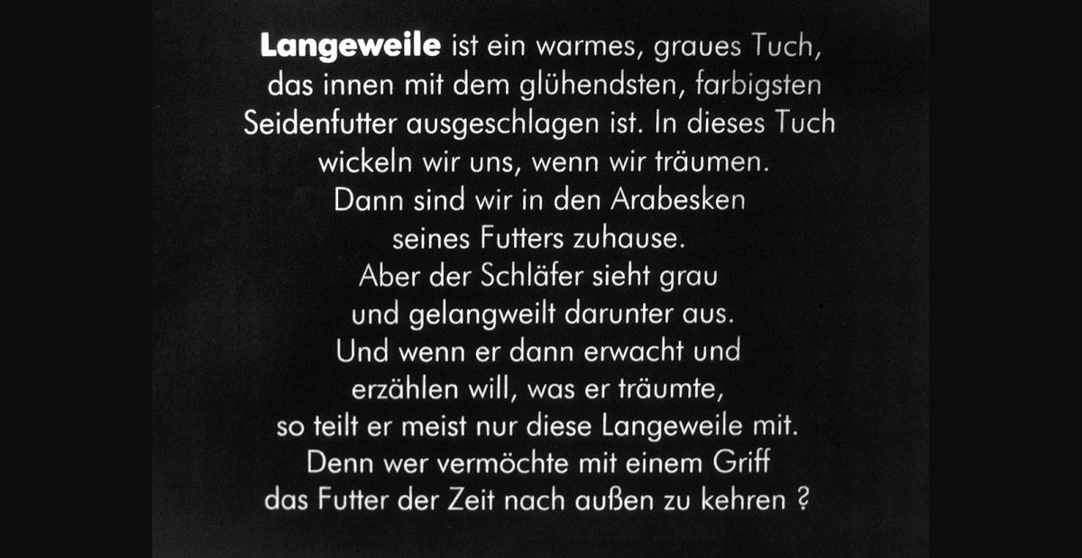 Ornament & Langeweile (1999)